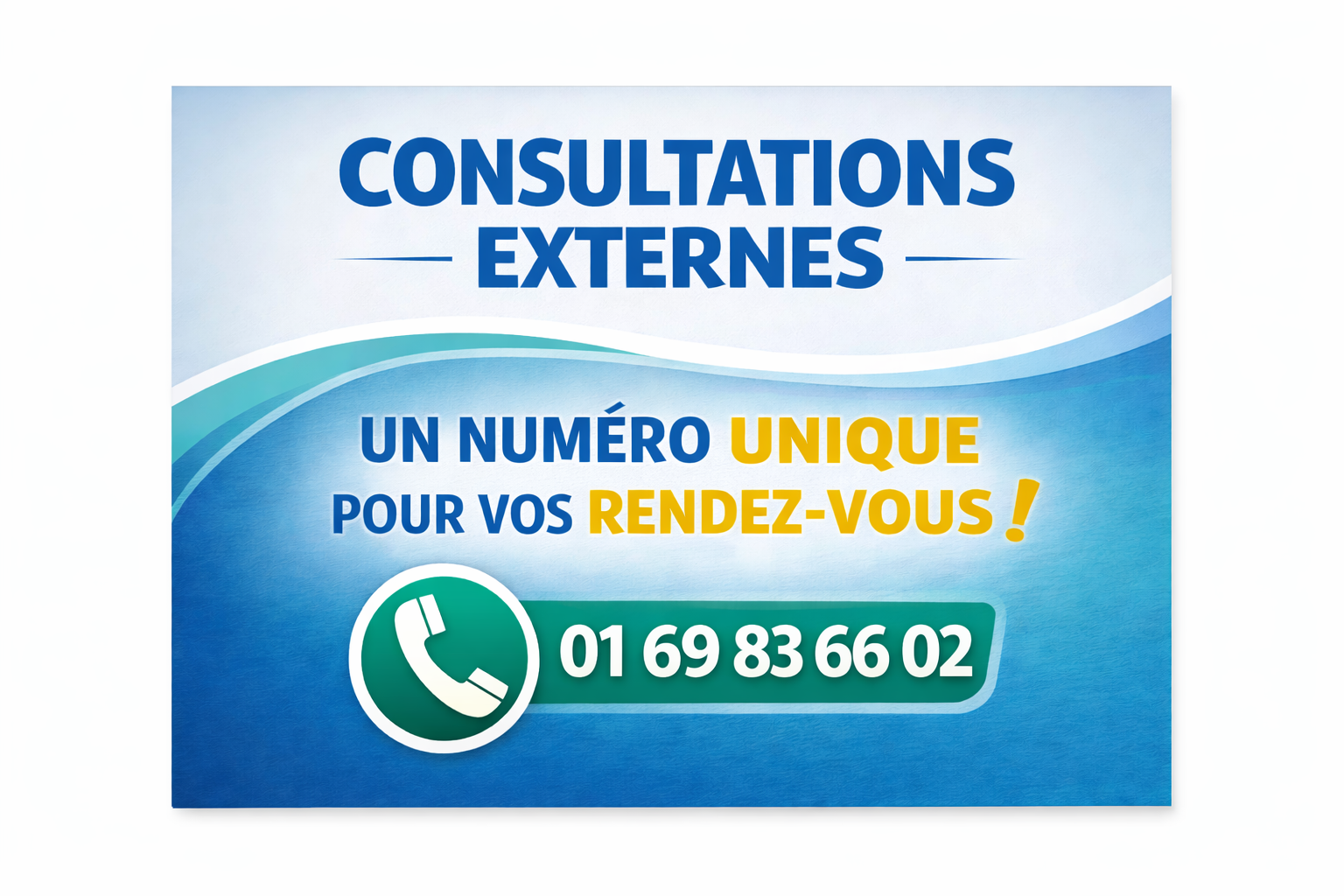 AUTRE VIGNETTE POUR LE NUMERO UNIQUE CONSULTATIONS DE DPUYTREN