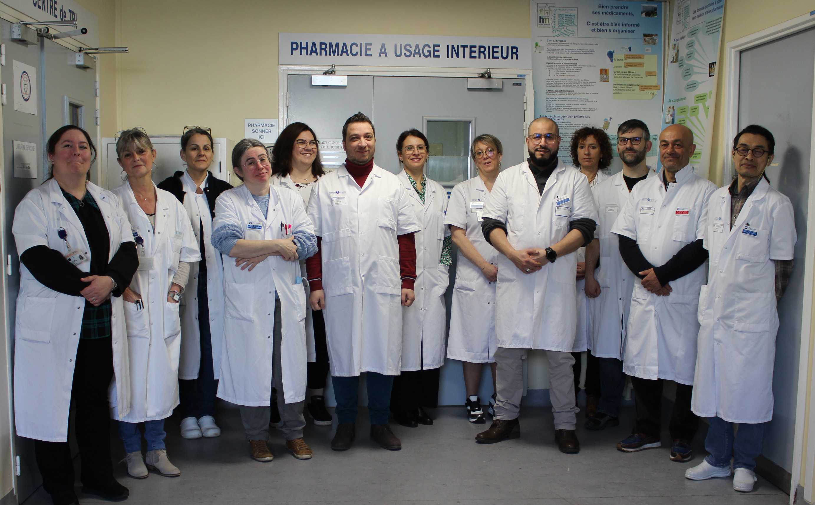 Equipe pharmacie Dupuytren
